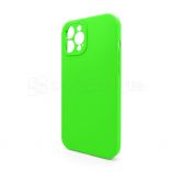 Full Silicone Case iPhone 12 Pro Max (40) shiny green закрита камера (без логотипу) - купить за 243.00 грн в Киеве, Украине