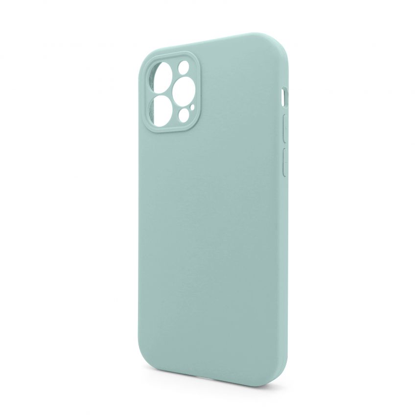 Чохол Full Silicone Case для Apple iPhone 12 Pro Max turqouise (17) закрита камера (без логотипу)