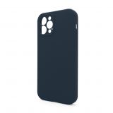 Чехол Full Silicone Case для Apple iPhone 12 Pro Max cosmos blue (46) закрытая камера (без логотипа)
