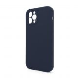 Чохол Full Silicone Case для Apple iPhone 12 Pro Max dark blue (08) закрита камера (без логотипу)