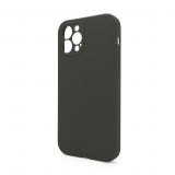 Чехол Full Silicone Case для Apple iPhone 12 Pro Max dark olive (35) закрытая камера (без логотипа)