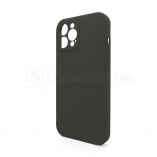 Full Silicone Case iPhone 12 Pro Max (35) dark olive закрита камера (без логотипу) - купить за 243.00 грн в Киеве, Украине