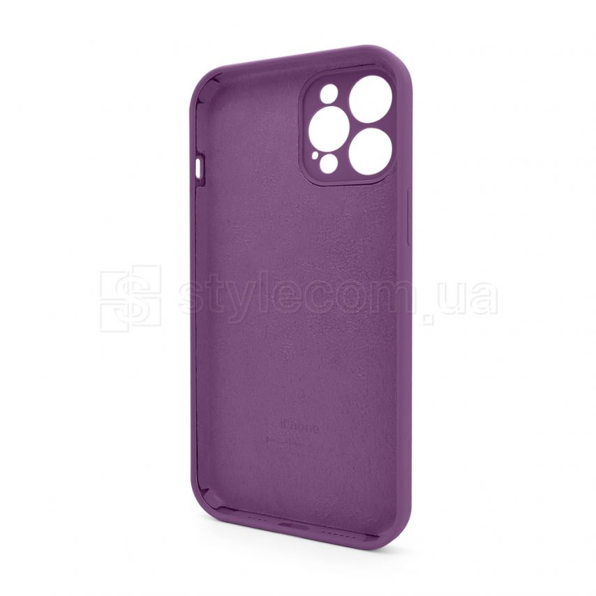Full Silicone Case iPhone 12 Pro Max (43) grape закрита камера (без логотипу)