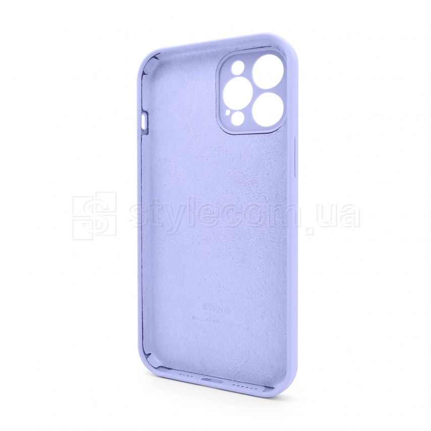 Full Silicone Case iPhone 12 Pro Max (39) lilac закрита камера (без логотипу)