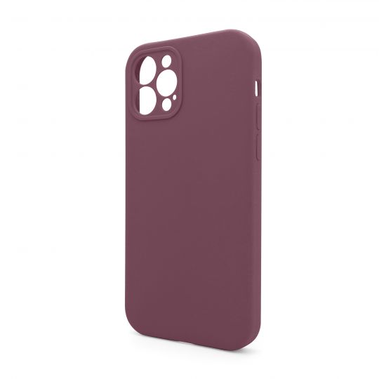 Чехол Full Silicone Case для Apple iPhone 12 Pro Max maroon (42) закрытая камера (без логотипа) - купить за 150.62 грн в Киеве, Украине