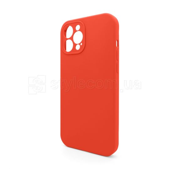 Full Silicone Case iPhone 12 Pro Max (13) orange закрита камера (без логотипу)