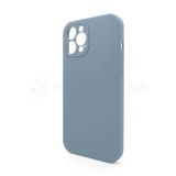 Full Silicone Case iPhone 12 Pro Max (62) sierra blue закрита камера (без логотипу)