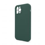 Чехол Full Silicone Case для Apple iPhone 12 Pro Max pine green (55) закрытая камера (без логотипа)