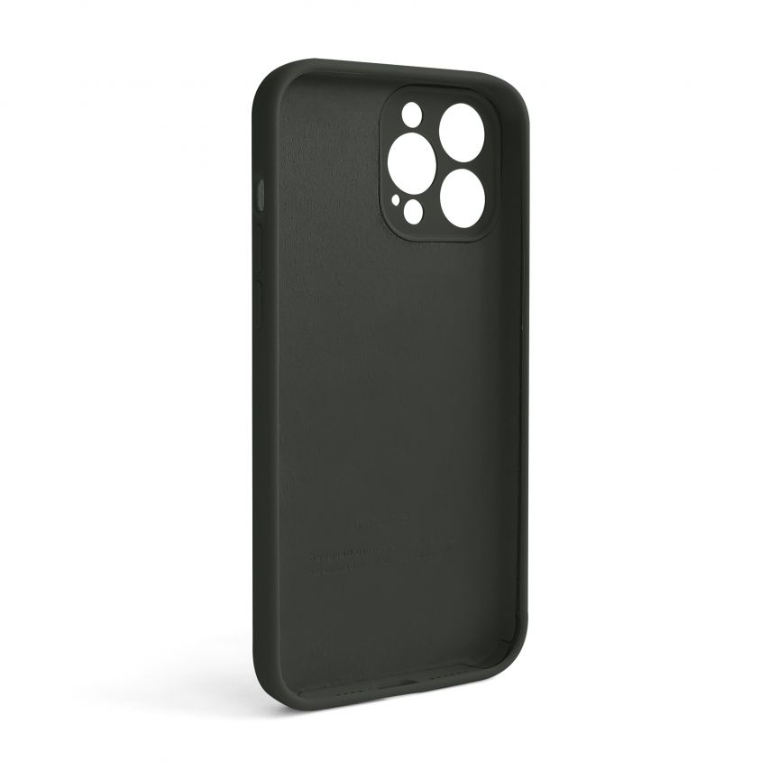 Чохол Full Silicone Case для Apple iPhone 13 Pro Max dark olive (35) закрита камера (без логотипу)