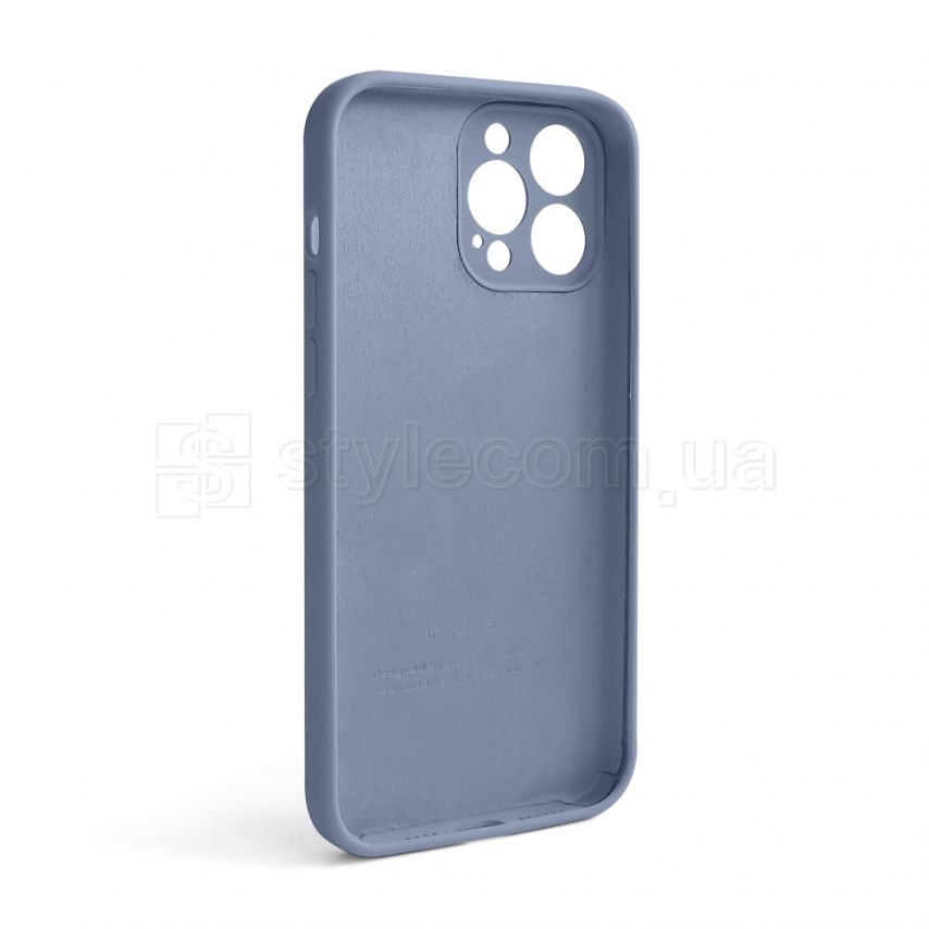 Чохол Full Silicone Case для Apple iPhone 13 Pro Max lavender grey (28) закрита камера (без логотипу)