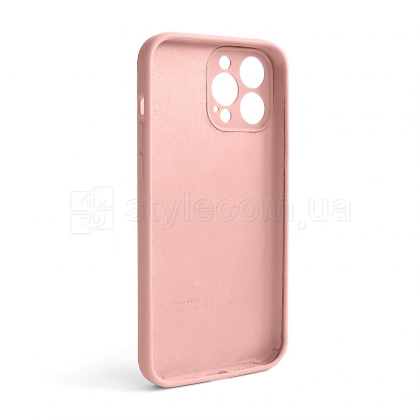 Чохол Full Silicone Case для Apple iPhone 13 Pro Max light pink (12) закрита камера (без логотипу)