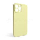 Чехол Full Silicone Case для Apple iPhone 13 Pro Max mellow yellow (51) закрытая камера (без логотипа)