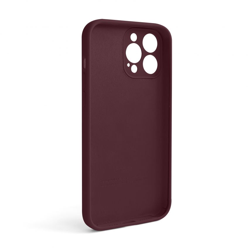 Чехол Full Silicone Case для Apple iPhone 13 Pro Max plum (57) закрытая камера (без логотипа)