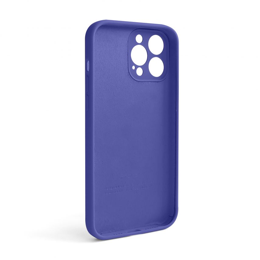Чехол Full Silicone Case для Apple iPhone 13 Pro Max purple (34) закрытая камера (без логотипа)