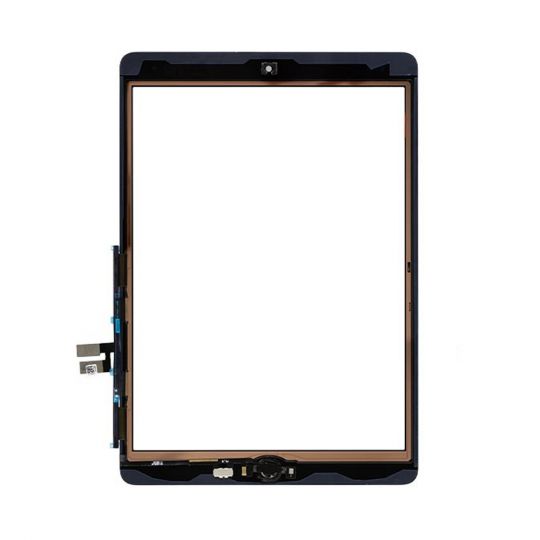 Тачскрін (сенсор) для Apple iPad 10.2 2021 (A2602, A2603, A2604, A2605) Full зі шлейфом, кнопкою меню та мікросхемою black Original Quality