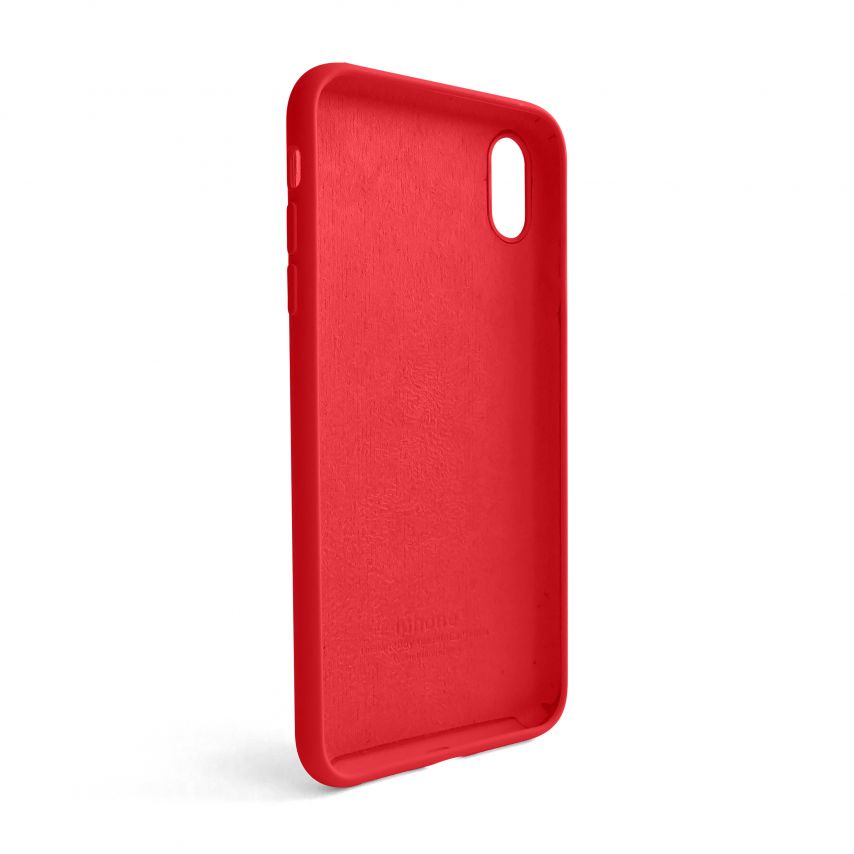 Чохол Full Silicone Case для Apple iPhone Xs Max red (14)