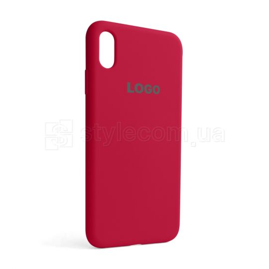 Чехол Full Silicone Case для Apple iPhone Xs Max pomegranate (59)