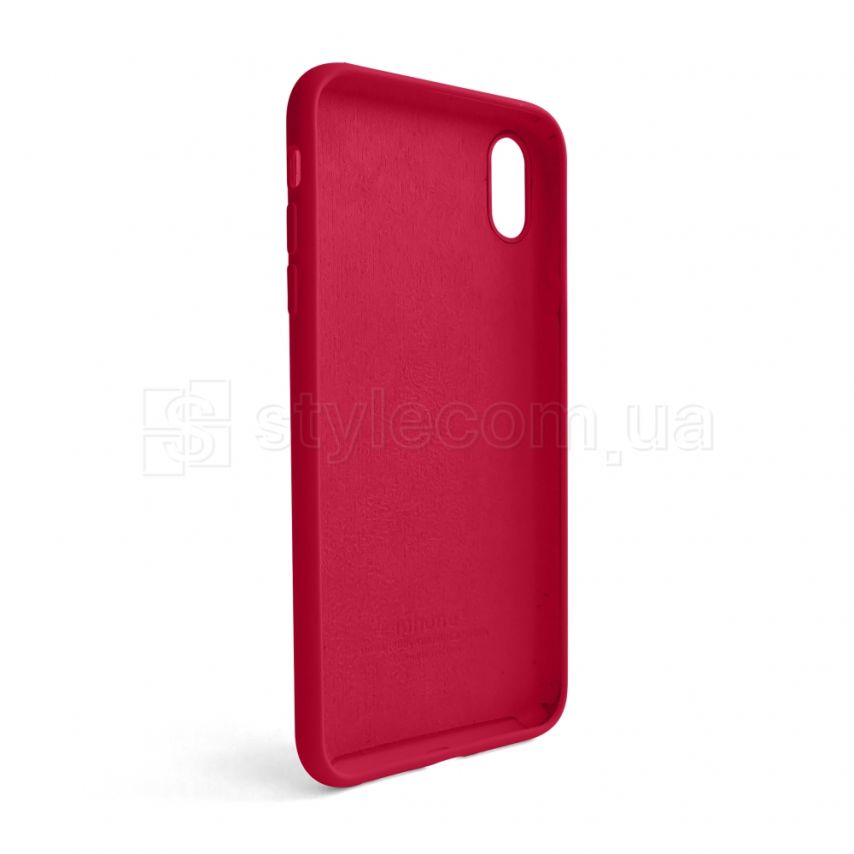 Чохол Full Silicone Case для Apple iPhone Xs Max pomegranate (59)