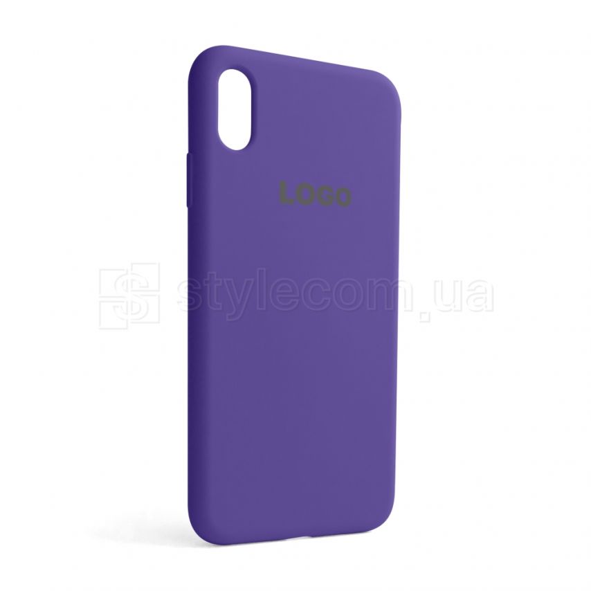 Чехол Full Silicone Case для Apple iPhone Xs Max purple (34)