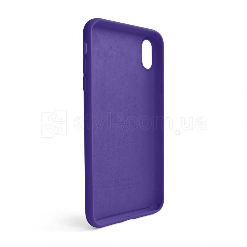 Чохол Full Silicone Case для Apple iPhone Xs Max purple (34)