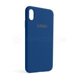 Чехол Full Silicone Case для Apple iPhone Xs Max blue cobalt (36) - купить за 204.50 грн в Киеве, Украине