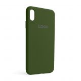Чохол Full Silicone Case для Apple iPhone Xs Max army green (45)