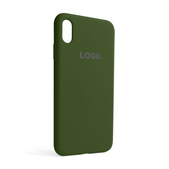 Чехол Full Silicone Case для Apple iPhone Xs Max army green (45) - купить за 222.00 грн в Киеве, Украине