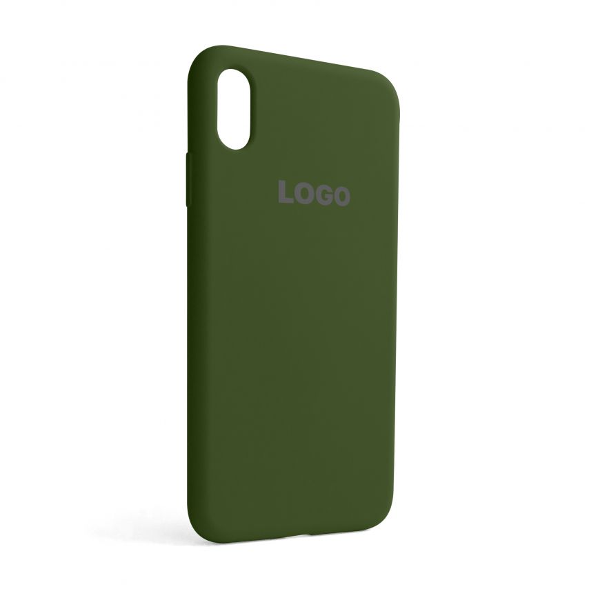 Чохол Full Silicone Case для Apple iPhone Xs Max army green (45)
