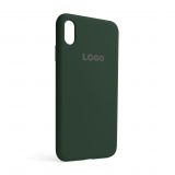 Чохол Full Silicone Case для Apple iPhone Xs Max atrovirens green (54)