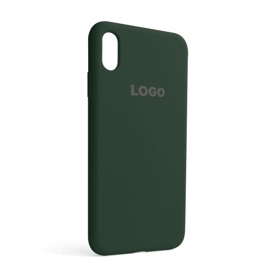 Чехол Full Silicone Case для Apple iPhone Xs Max atrovirens green (54) - купить за 222.00 грн в Киеве, Украине