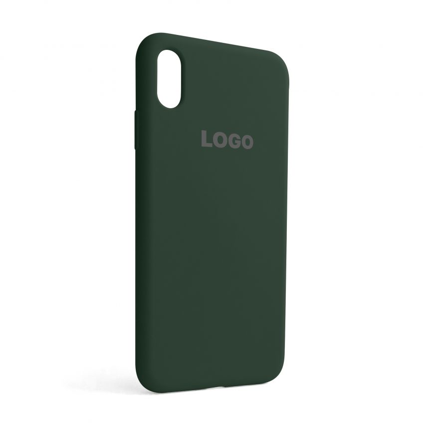 Чохол Full Silicone Case для Apple iPhone Xs Max atrovirens green (54)