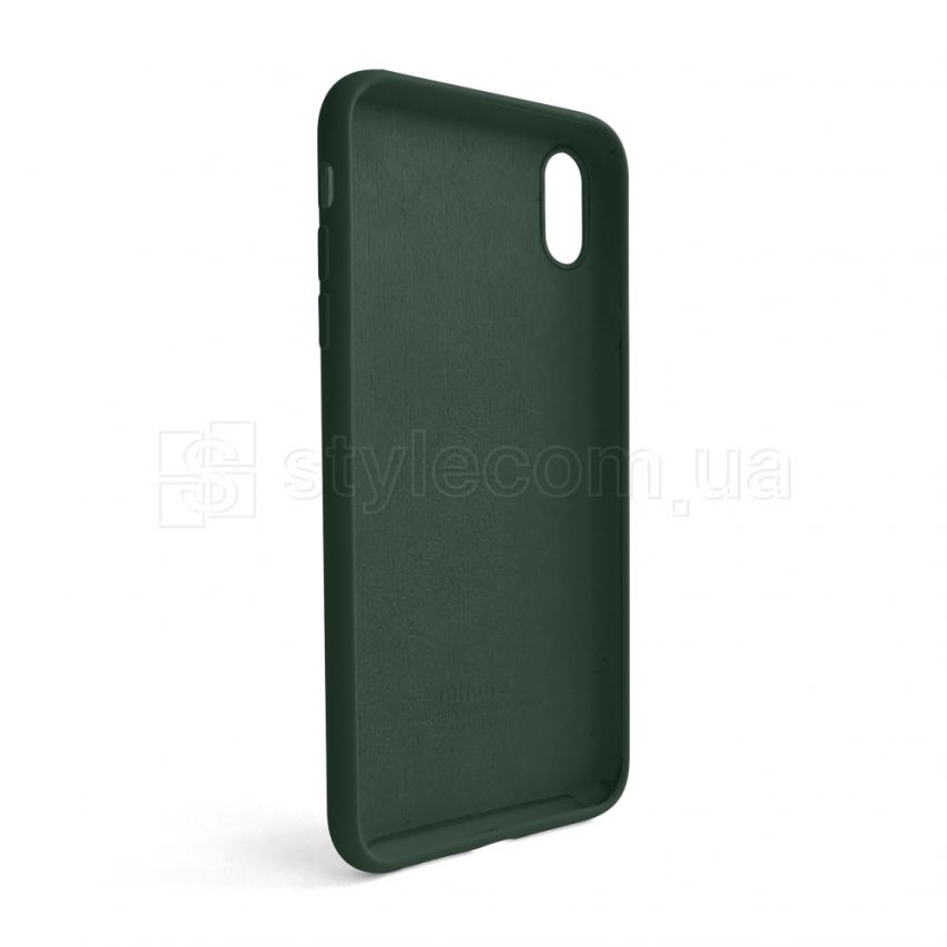 Чехол Full Silicone Case для Apple iPhone Xs Max atrovirens green (54)