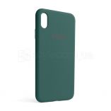 Чохол Full Silicone Case для Apple iPhone Xs Max pine green (55) - купити за 205.50 грн у Києві, Україні