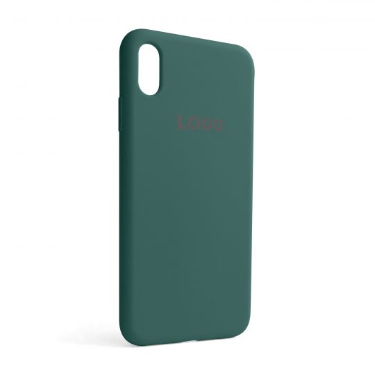 Чехол Full Silicone Case для Apple iPhone Xs Max pine green (55) - купить за 222.00 грн в Киеве, Украине