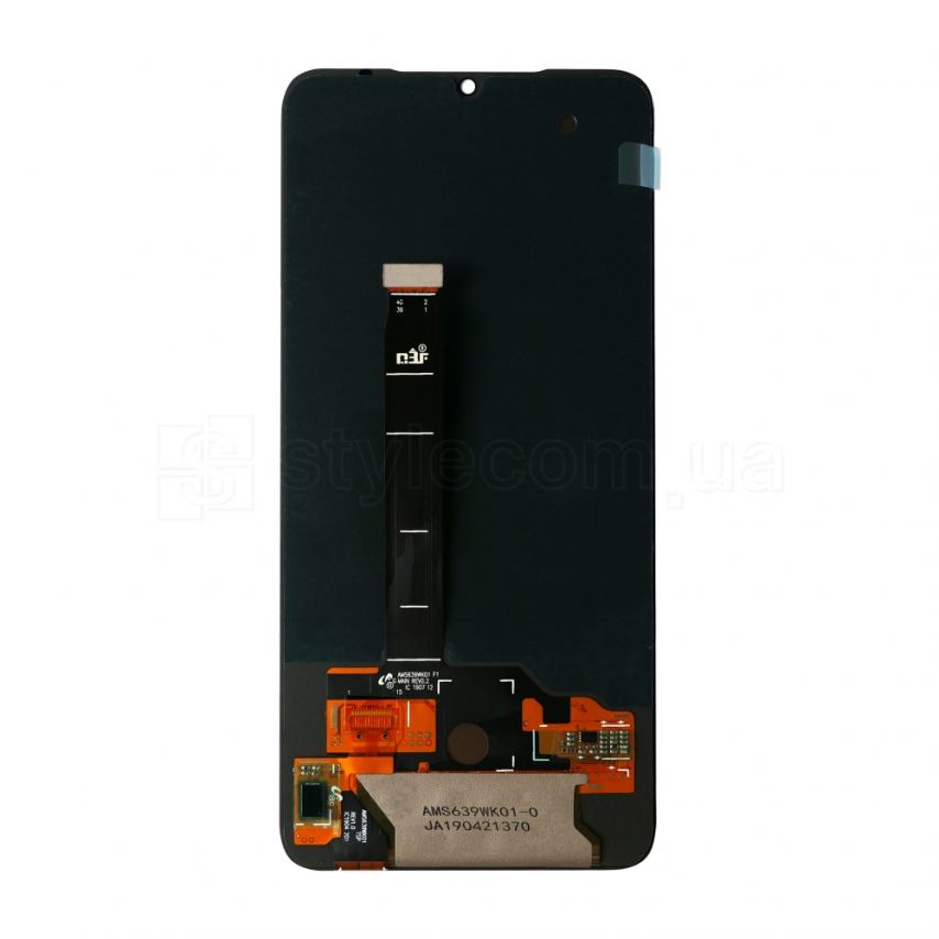 Дисплей (LCD) для Xiaomi Mi 9 с тачскрином black (Amoled) Original (переклееное стекло)