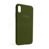 Чехол Full Silicone Case для Apple iPhone Xs Max forest green (63)