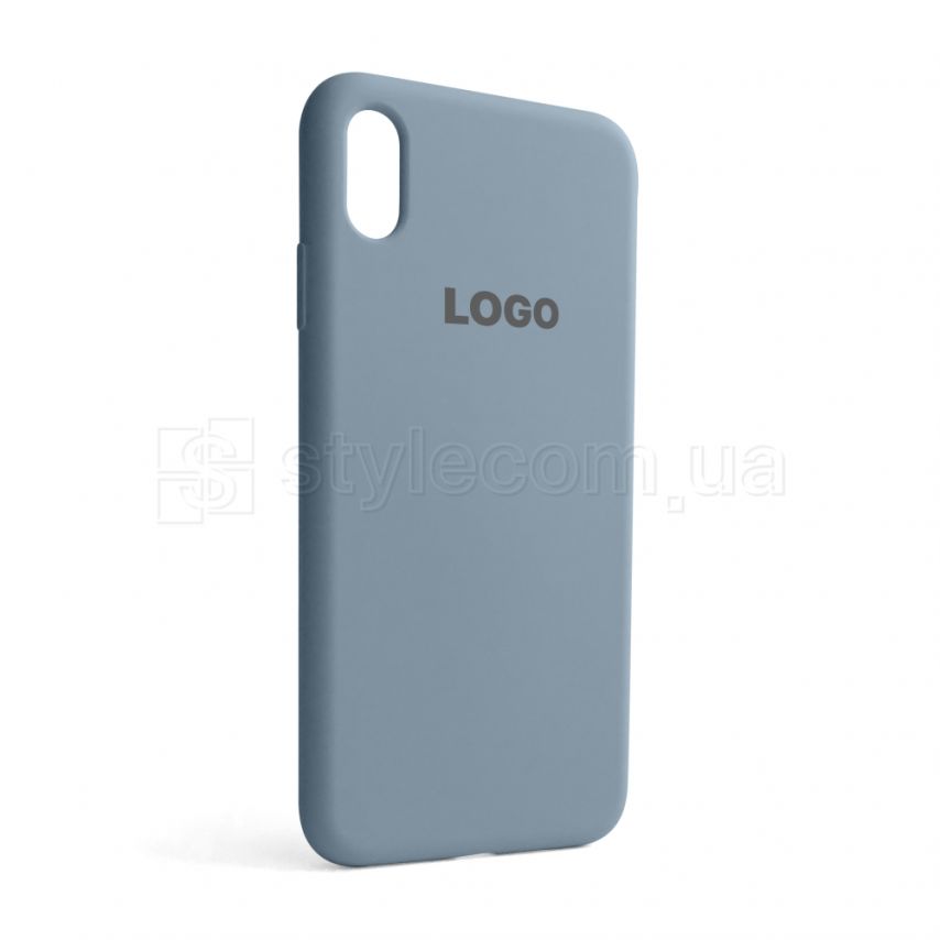 Чехол Full Silicone Case для Apple iPhone Xs Max sierra blue (62)