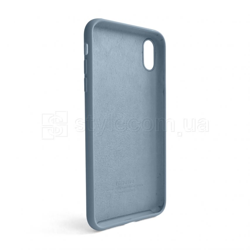 Чехол Full Silicone Case для Apple iPhone Xs Max sierra blue (62)