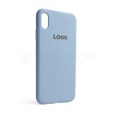 Чехол Full Silicone Case для Apple iPhone Xs Max light blue (05)
