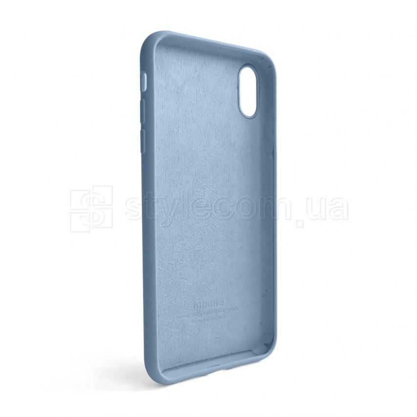 Чехол Full Silicone Case для Apple iPhone Xs Max light blue (05)