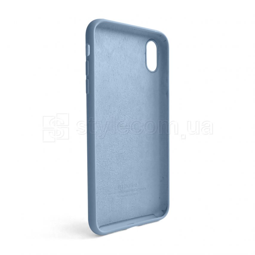 Чохол Full Silicone Case для Apple iPhone Xs Max light blue (05)