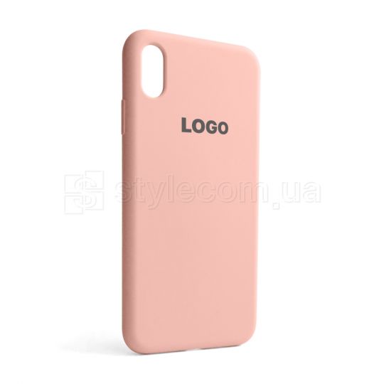 Чехол Full Silicone Case для Apple iPhone Xs Max light pink (12)