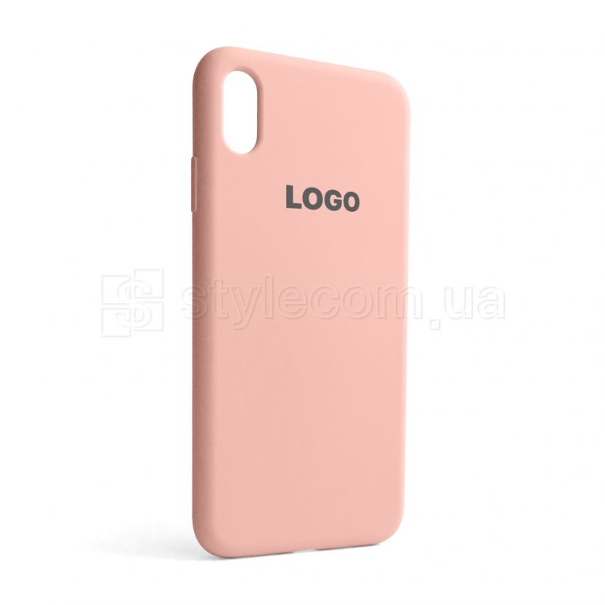 Чехол Full Silicone Case для Apple iPhone Xs Max light pink (12)