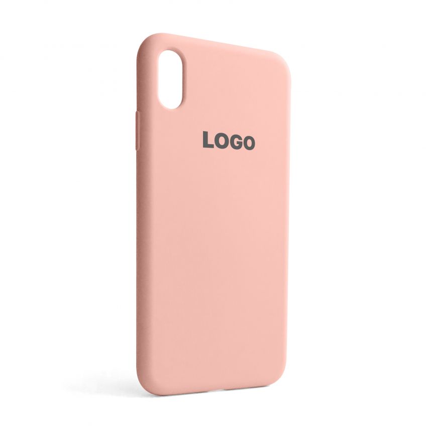 Чохол Full Silicone Case для Apple iPhone Xs Max light pink (12)