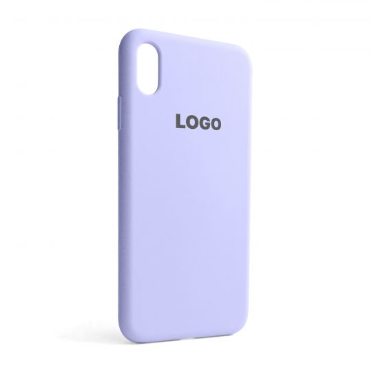 Чехол Full Silicone Case для Apple iPhone Xs Max lilac (39)