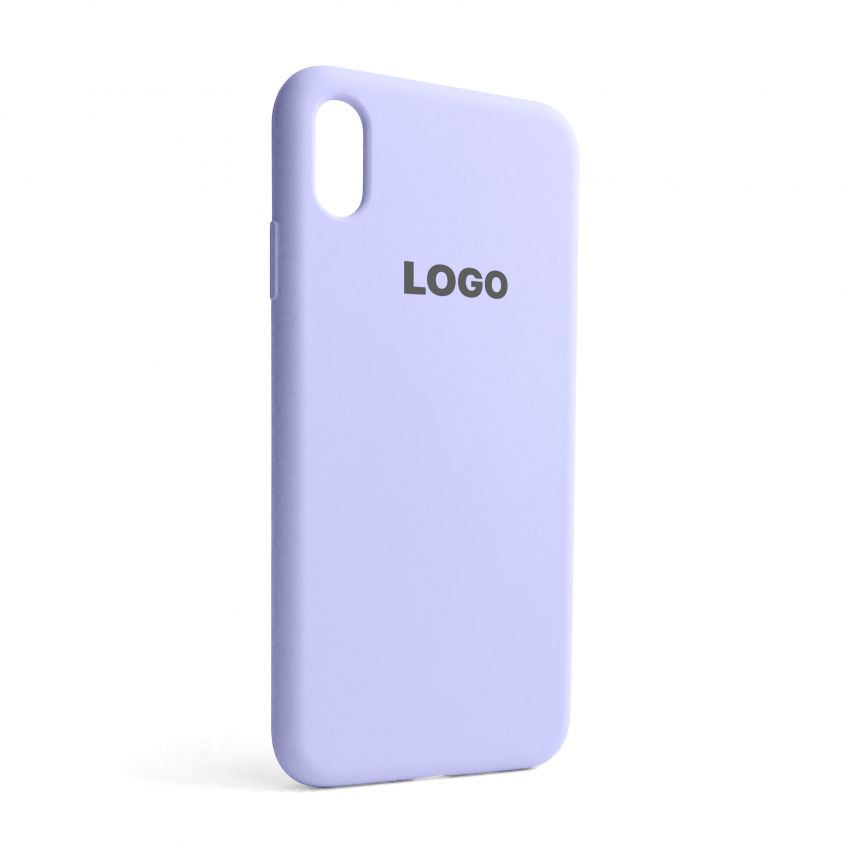 Чехол Full Silicone Case для Apple iPhone Xs Max lilac (39)