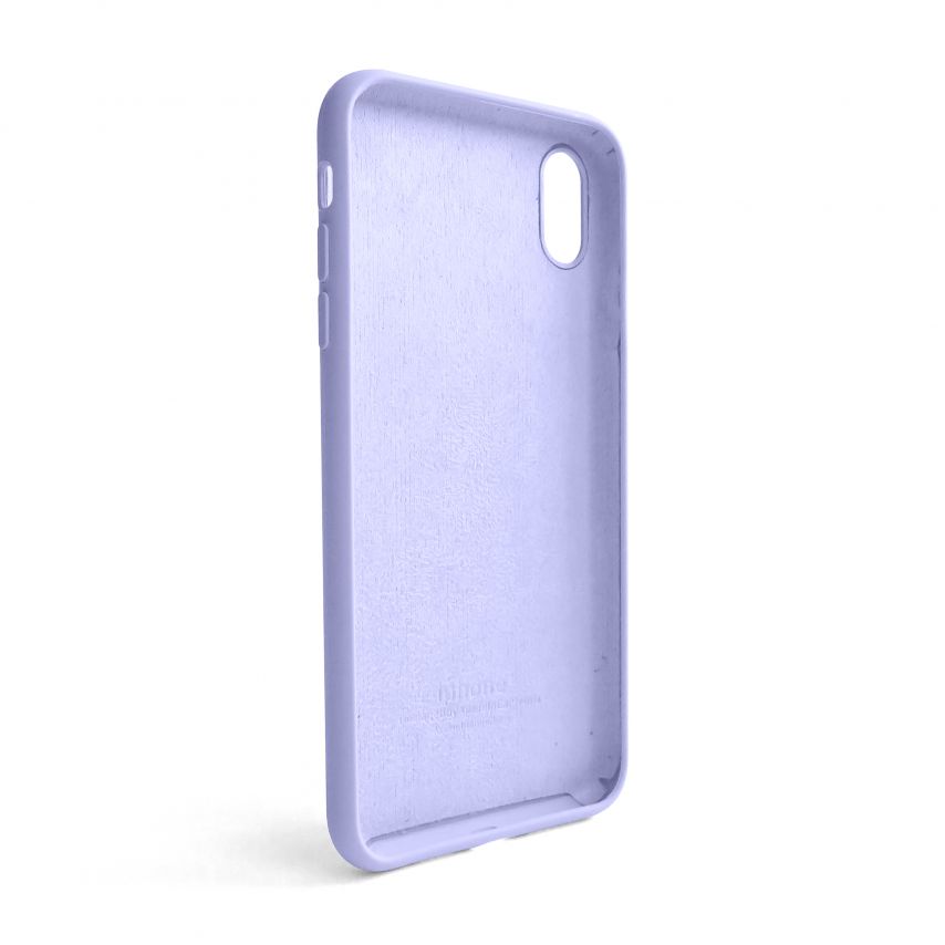 Чехол Full Silicone Case для Apple iPhone Xs Max lilac (39)