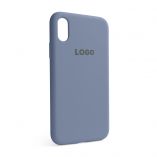 Чехол Full Silicone Case для Apple iPhone X, Xs lavender grey (28) - купить за 200.50 грн в Киеве, Украине