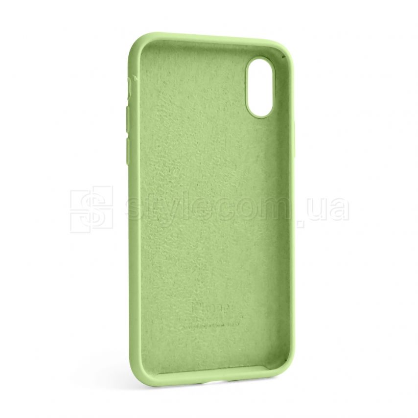 Чехол Full Silicone Case для Apple iPhone X, Xs mint (01)