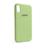 Чехол Full Silicone Case для Apple iPhone X, Xs mint (01) - купить за 210.00 грн в Киеве, Украине